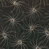 Elasztikus tüll - NERO/SILVER